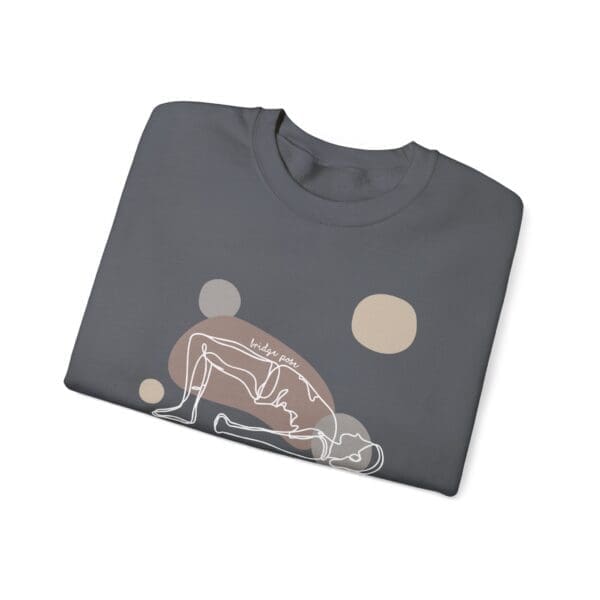 Bridge Pose Aesthetic Yoga Crewneck Sweatshirt - Image 20