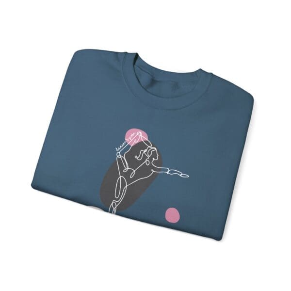Dancer's Pose Aesthetic Yoga Crewneck Sweatshirt - Image 8