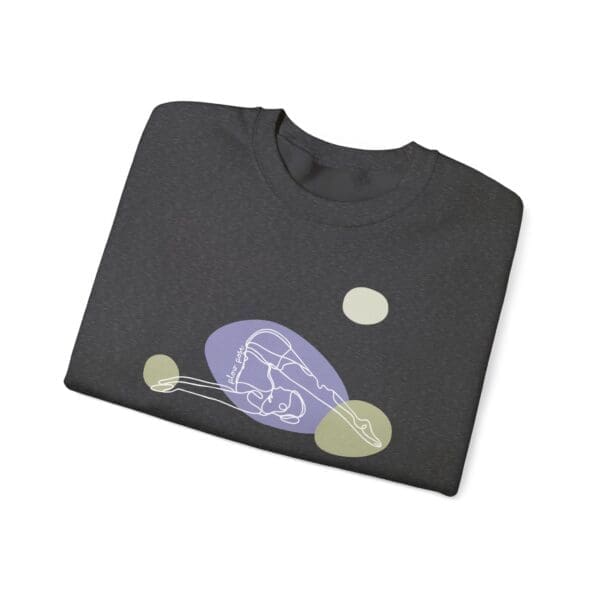 Plow Pose Aesthetic Yoga Crewneck Sweatshirt - Image 12