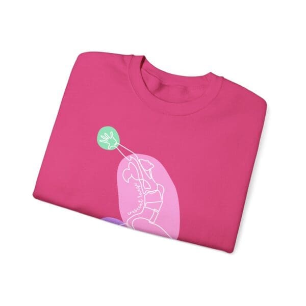 Crescent Lunge Pose Aesthetic Yoga Crewneck Sweatshirt - Image 13