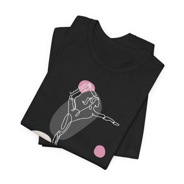 Dancer's Pose Aesthetic Yoga Lightweight T-Shirt - Light Lines - Image 21