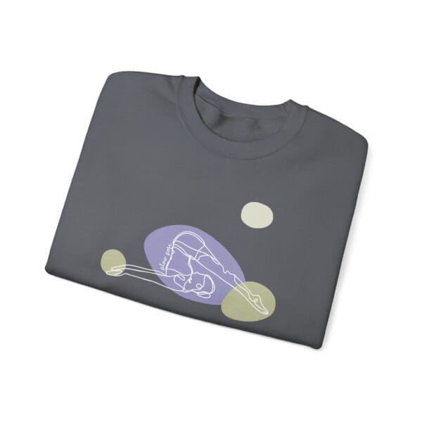 Plow Pose Aesthetic Yoga Crewneck Sweatshirt - Image 16
