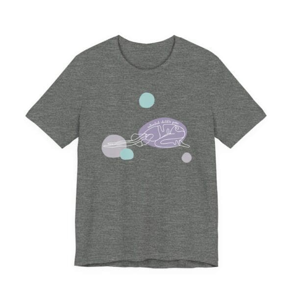 Extended Child's Pose Aesthetic Yoga Lightweight Tee, Light Lines - Image 7