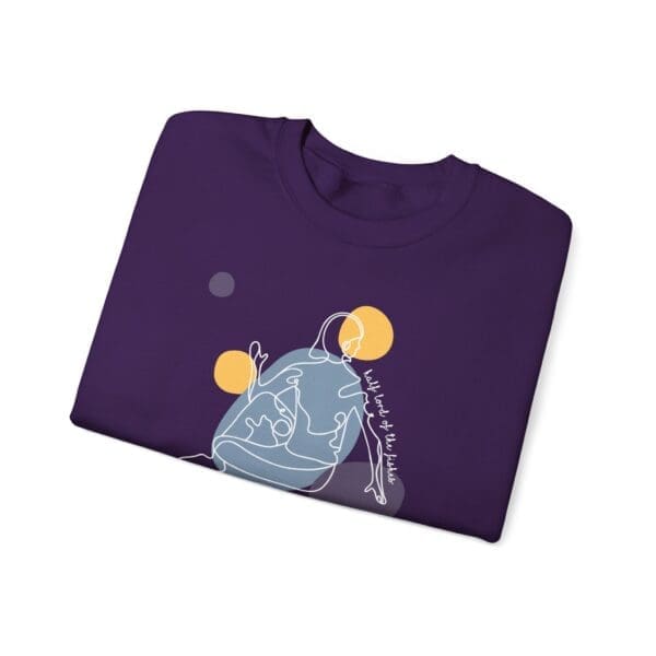 Half Lord of the Fishes Pose Aesthetic Yoga Crewneck Sweatshirt - Image 21