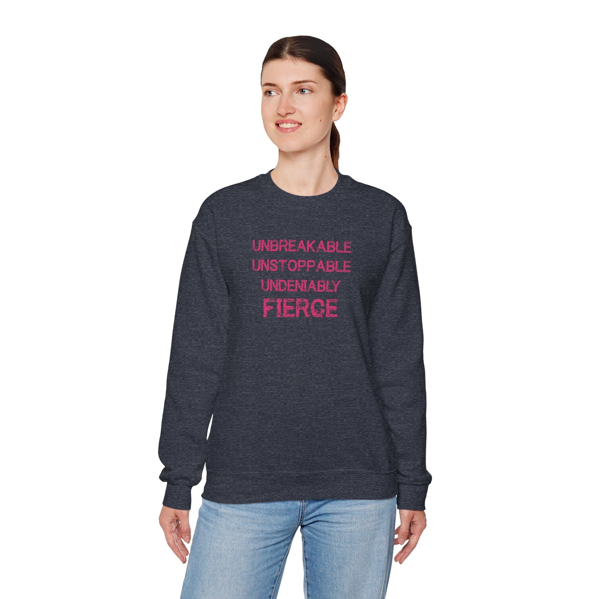 Unbreakable, Unstoppable, Undeniably Fierce Crewneck Sweatshirt - Image 19