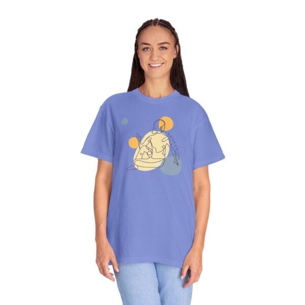 Half Lord of the Fishes Aesthetic Yoga Heavyweight T-Shirt, Dark - Image 7