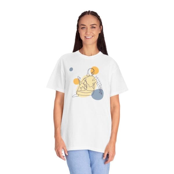 Half Lord of the Fishes Aesthetic Yoga Heavyweight T-Shirt, Dark - Image 10