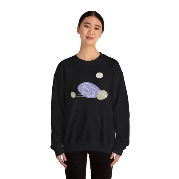 Plow Pose Aesthetic Yoga Crewneck Sweatshirt - Image 10