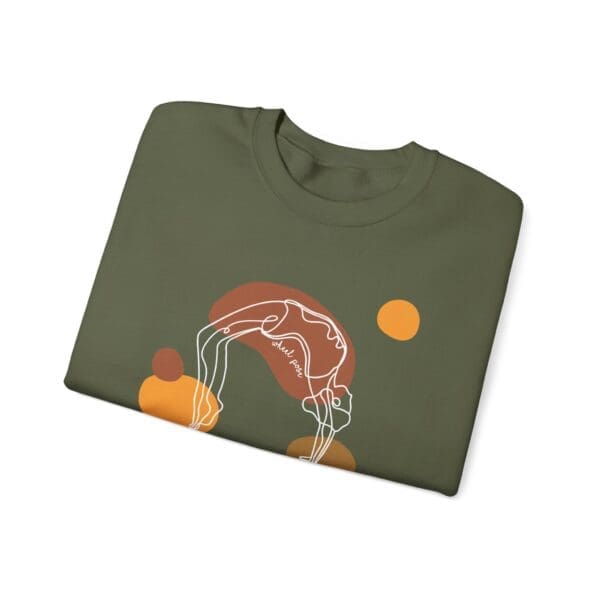 Wheel Pose Aesthetic Yoga Crewneck Sweatshirt - Image 20