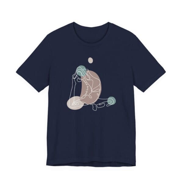 One-Legged King Pigeon Aesthetic Yoga Lightweight Tee-Light Lines - Image 20