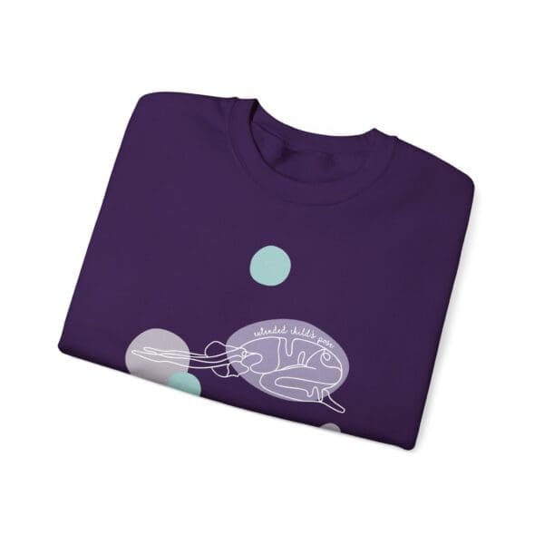 Extended Child's Pose Aesthetic Yoga Crewneck Sweatshirt - Image 21