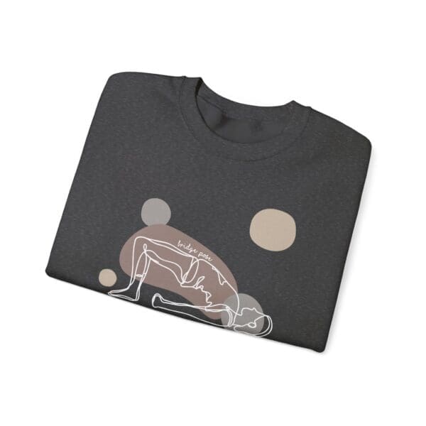 Bridge Pose Aesthetic Yoga Crewneck Sweatshirt - Image 16