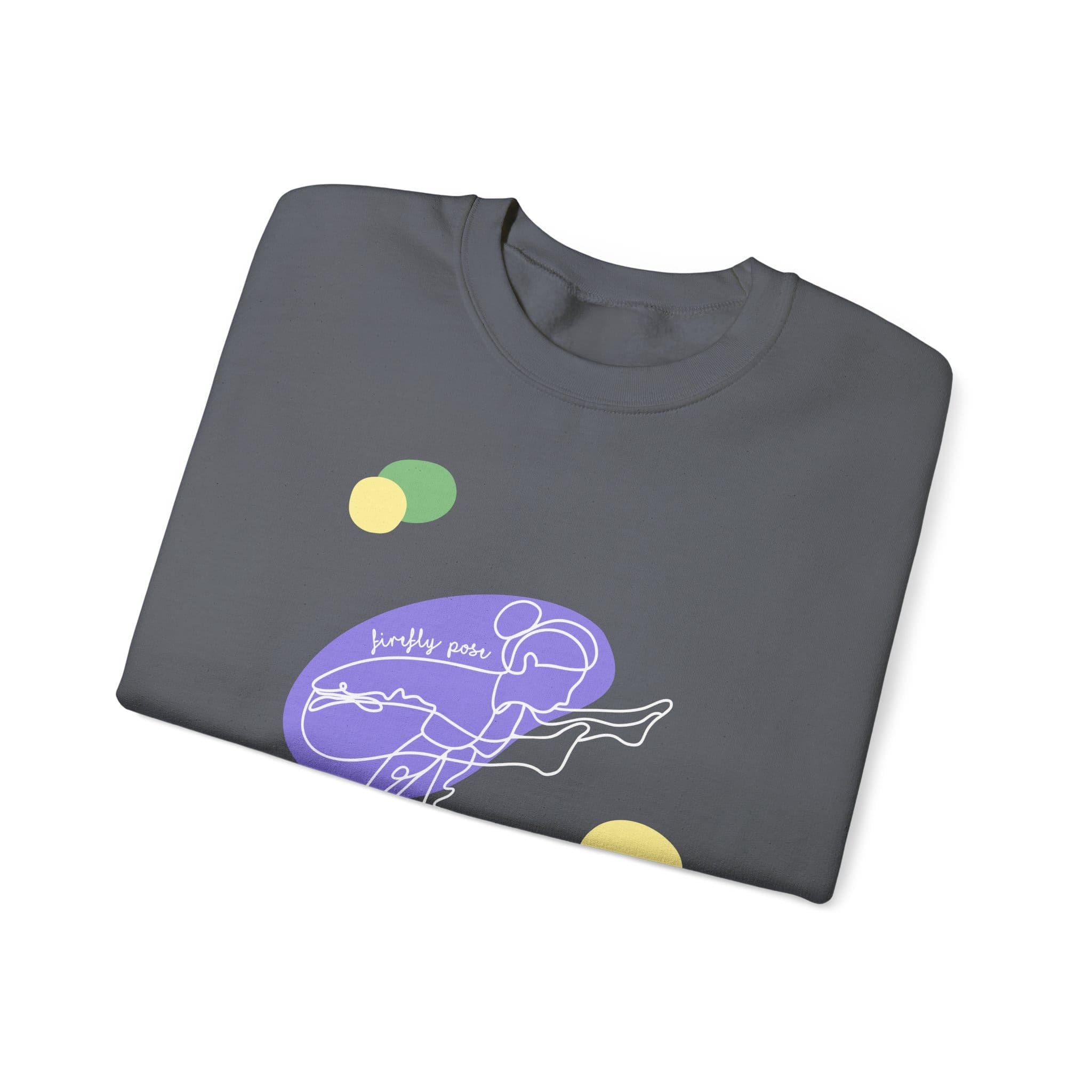 Firefly Pose Aesthetic Yoga Crewneck Sweatshirt - Image 8