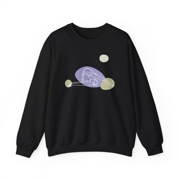 Plow Pose Aesthetic Yoga Crewneck Sweatshirt - Image 7