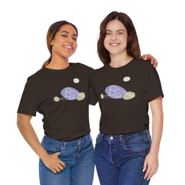 Plow Pose Aesthetic Yoga Lightweight T-Shirt - Light Lines - Image 22