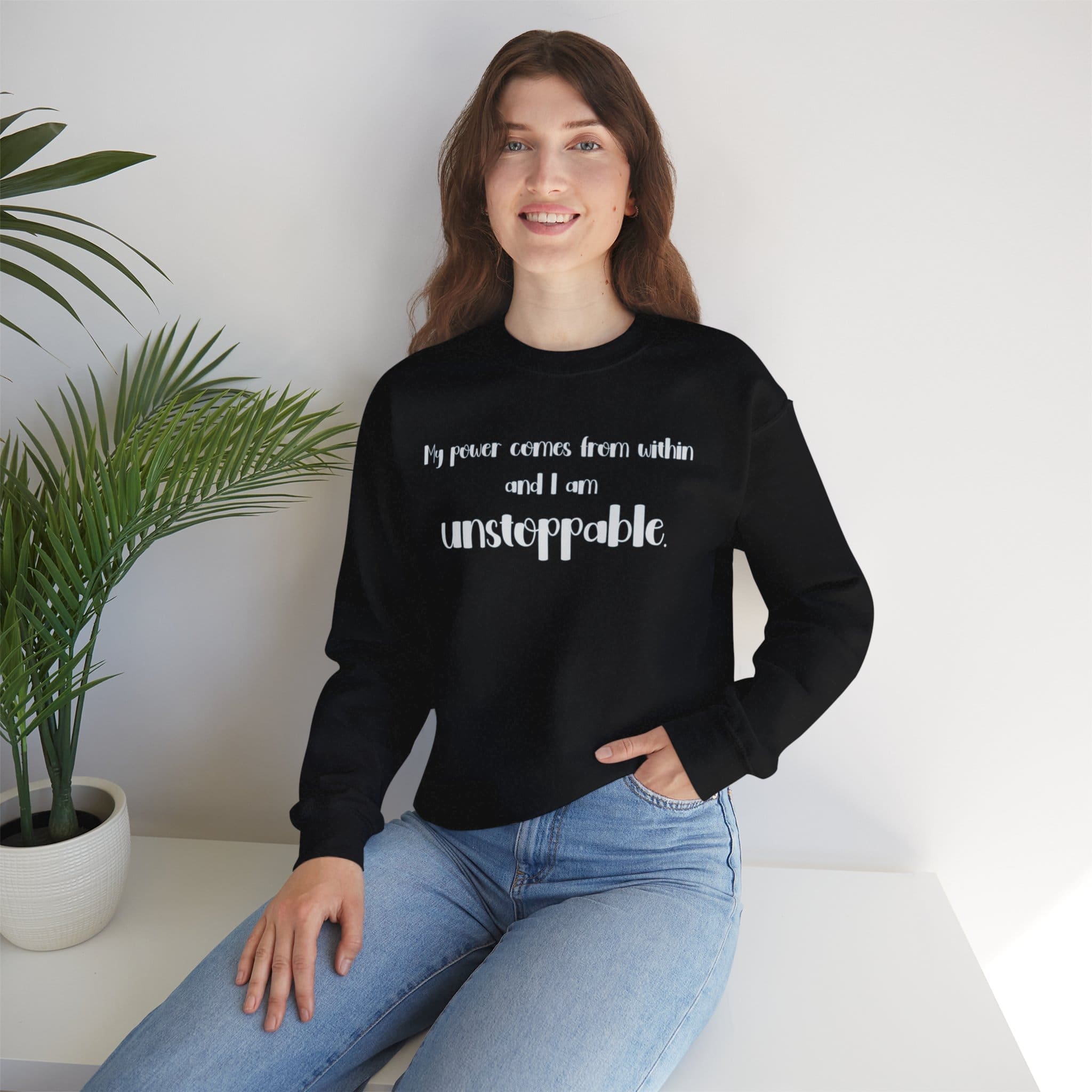I am Unstoppable Crewneck Sweatshirt - Image 9