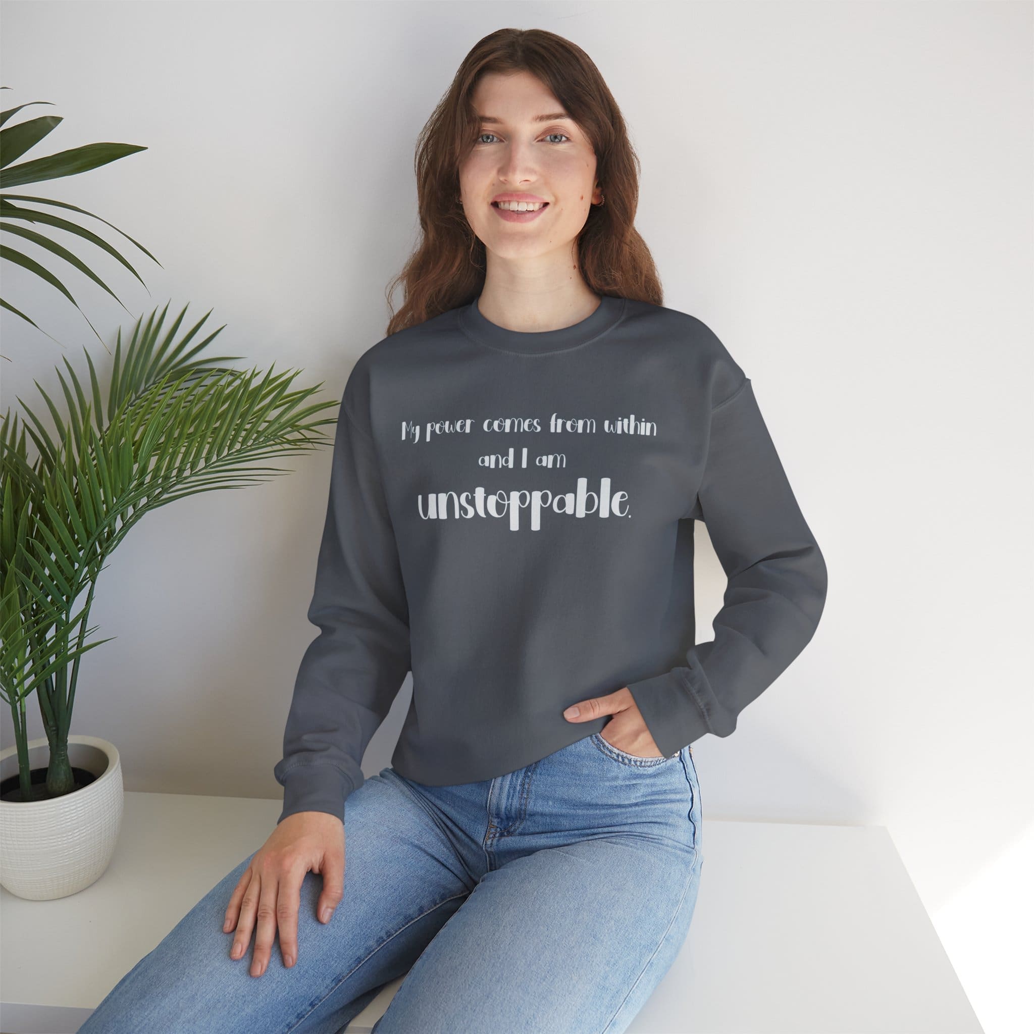 I am Unstoppable Crewneck Sweatshirt - Image 5