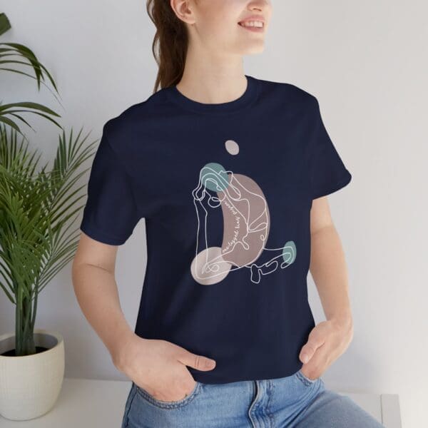 One-Legged King Pigeon Aesthetic Yoga Lightweight Tee-Light Lines - Image 22