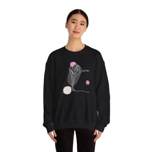 Dancer's Pose Aesthetic Yoga Crewneck Sweatshirt - Image 14
