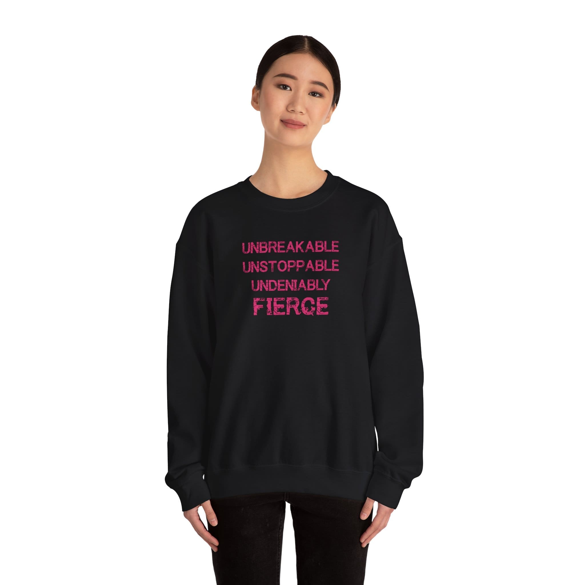 Unbreakable, Unstoppable, Undeniably Fierce Crewneck Sweatshirt - Image 14