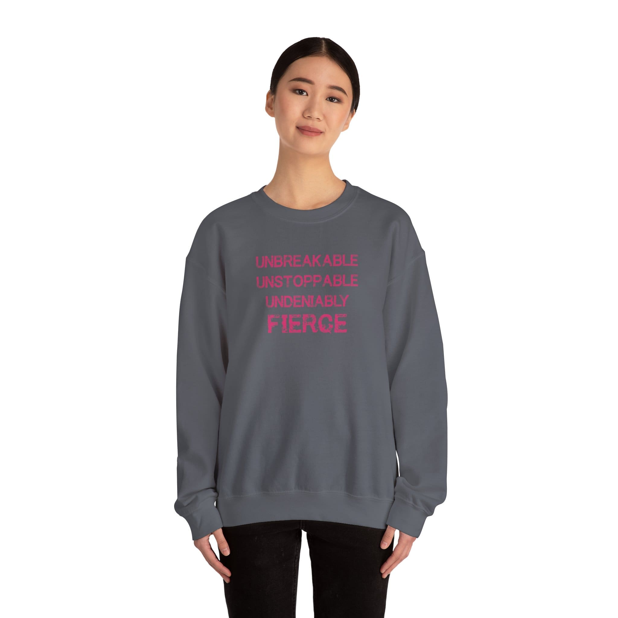 Unbreakable, Unstoppable, Undeniably Fierce Crewneck Sweatshirt - Image 9