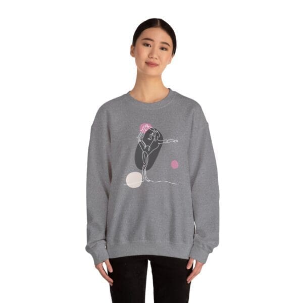 Dancer's Pose Aesthetic Yoga Crewneck Sweatshirt - Image 22