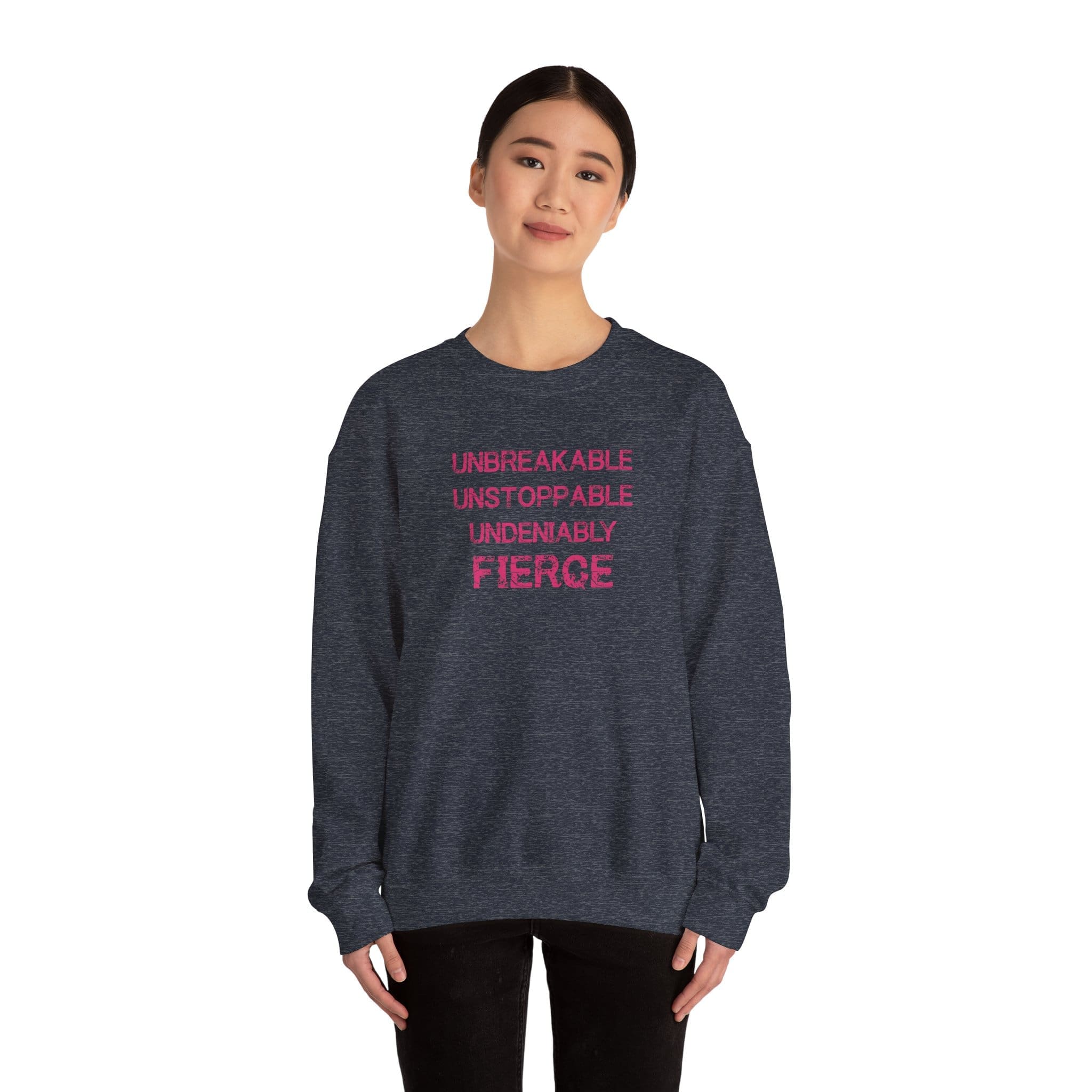 Unbreakable, Unstoppable, Undeniably Fierce Crewneck Sweatshirt - Image 18