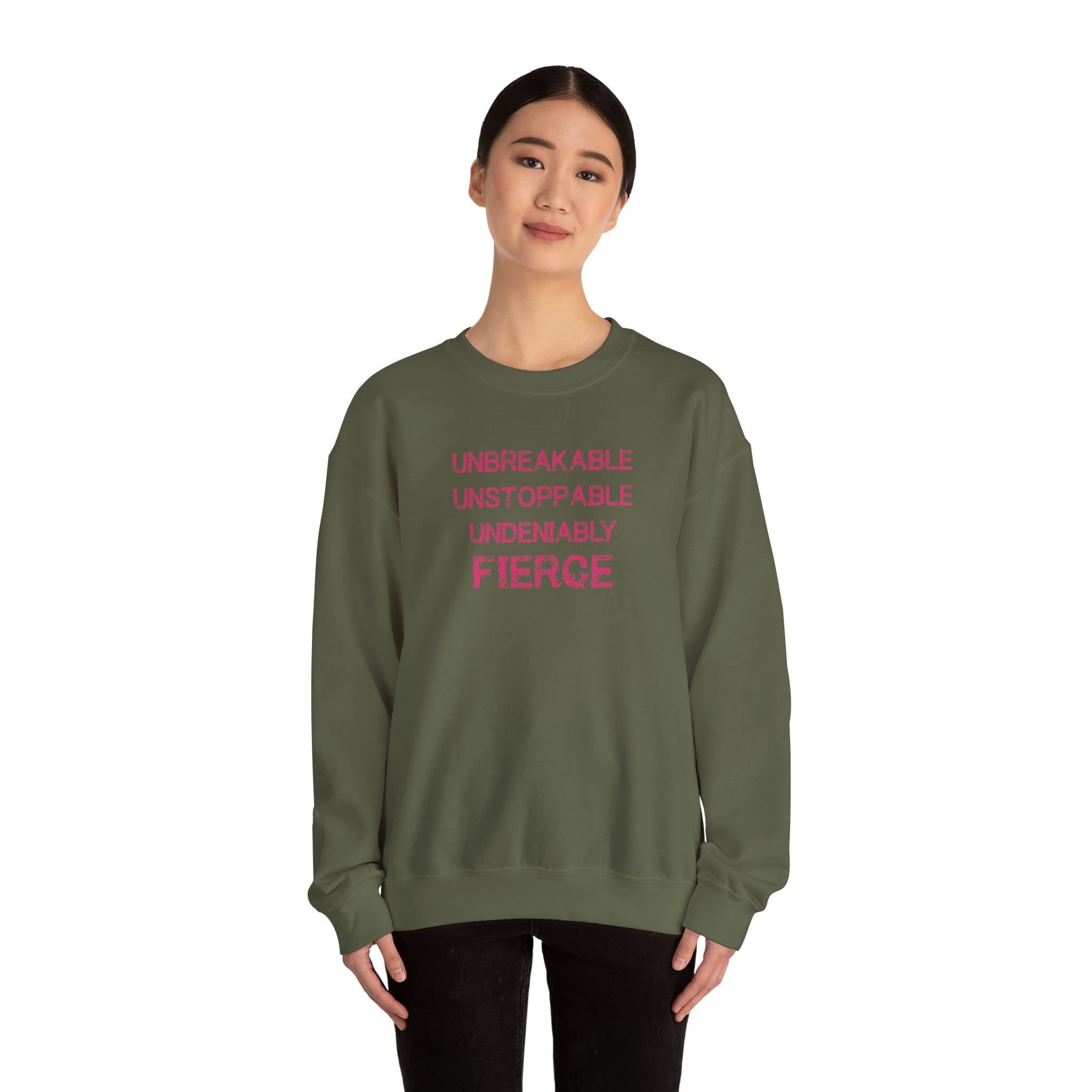 Unbreakable, Unstoppable, Undeniably Fierce Crewneck Sweatshirt - Image 22