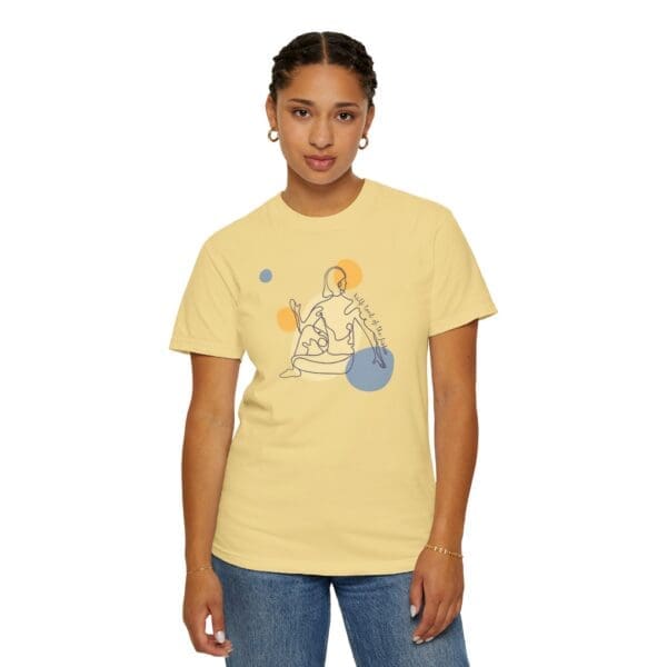 Half Lord of the Fishes Aesthetic Yoga Heavyweight T-Shirt, Dark - Image 18