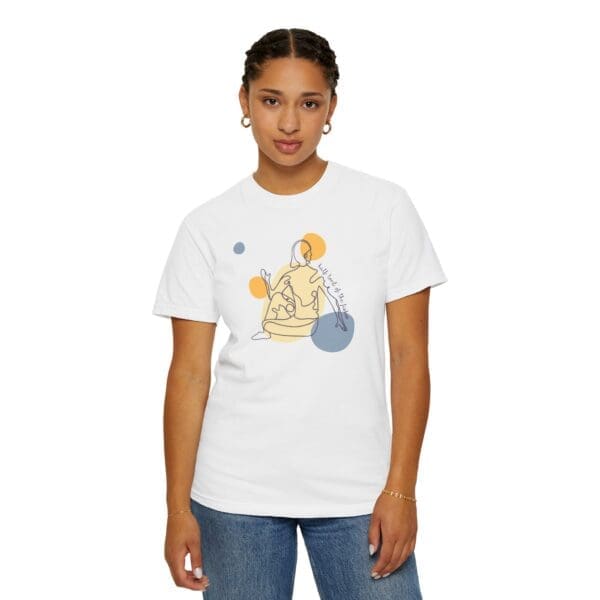 Half Lord of the Fishes Aesthetic Yoga Heavyweight T-Shirt, Dark - Image 9