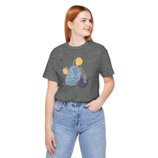 Half Lord of the Fishes Aesthetic Yoga Lightweight T-Shirt, Light - Image 9