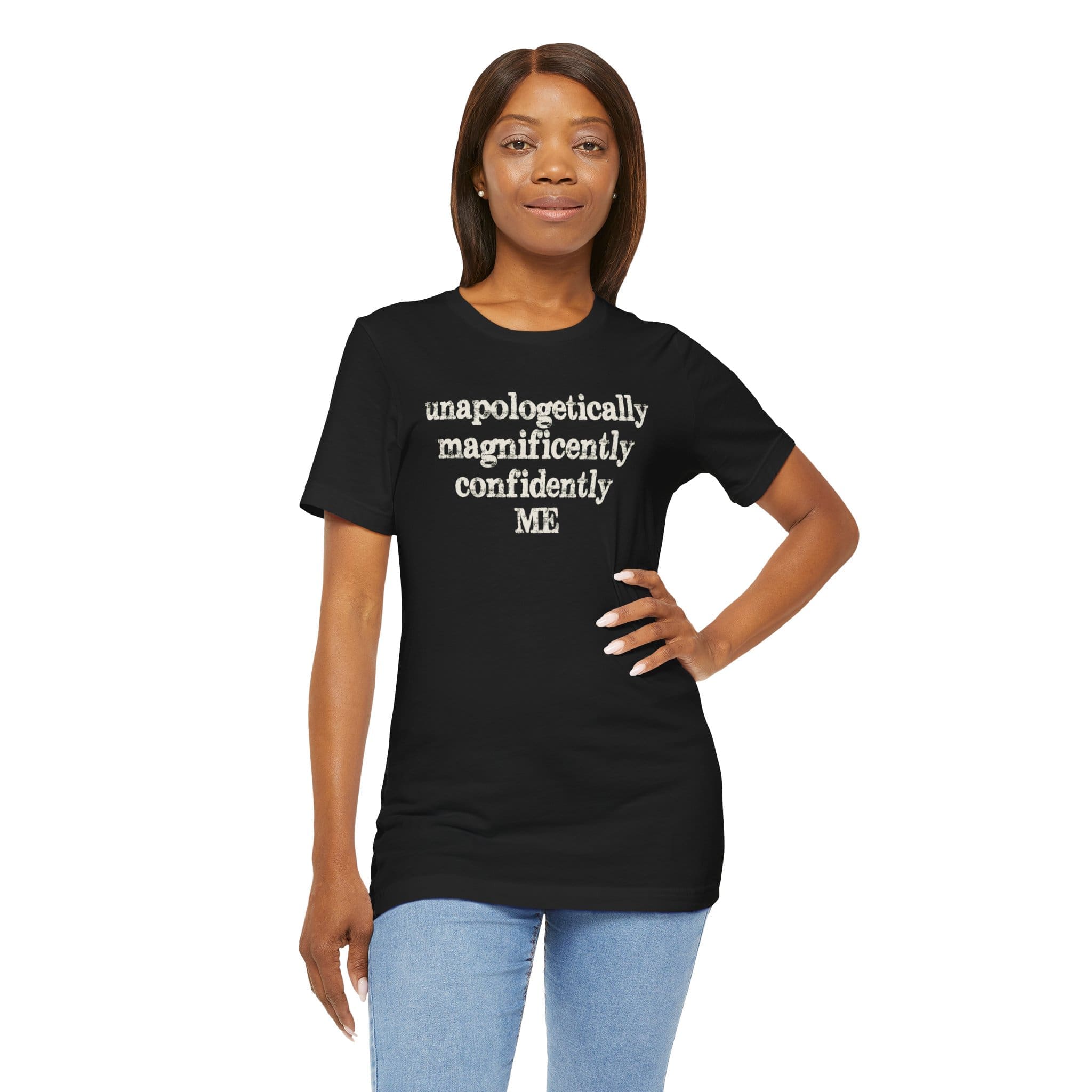 Confidently Me Lightweight T-Shirt - Text Only - Image 5