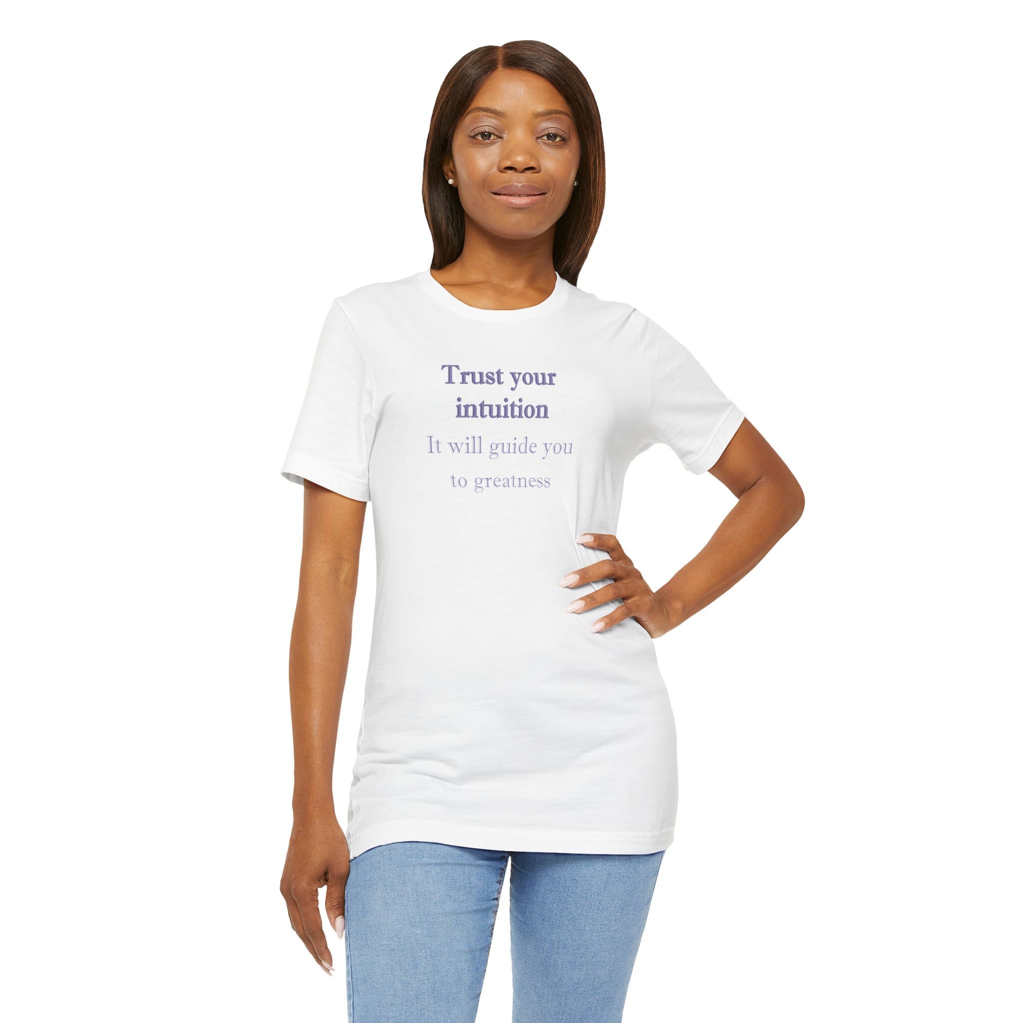 Trust Your Intuition Lightweight T-Shirt - Text Only - Image 9