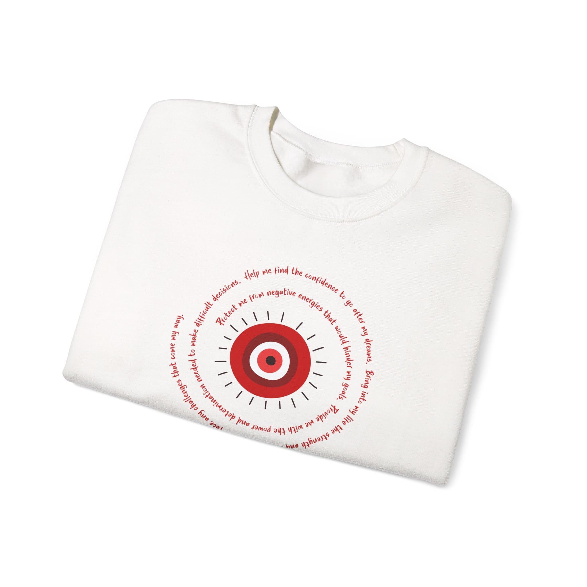 Red Evil Eye Protection Crewneck Sweatshirt - Image 20